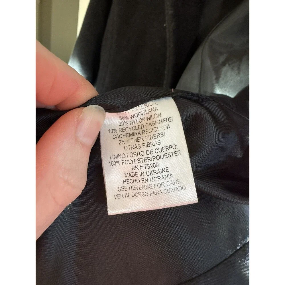MARVIN RICHARDS Wool Cashmere Coat - Picture 4 of 6